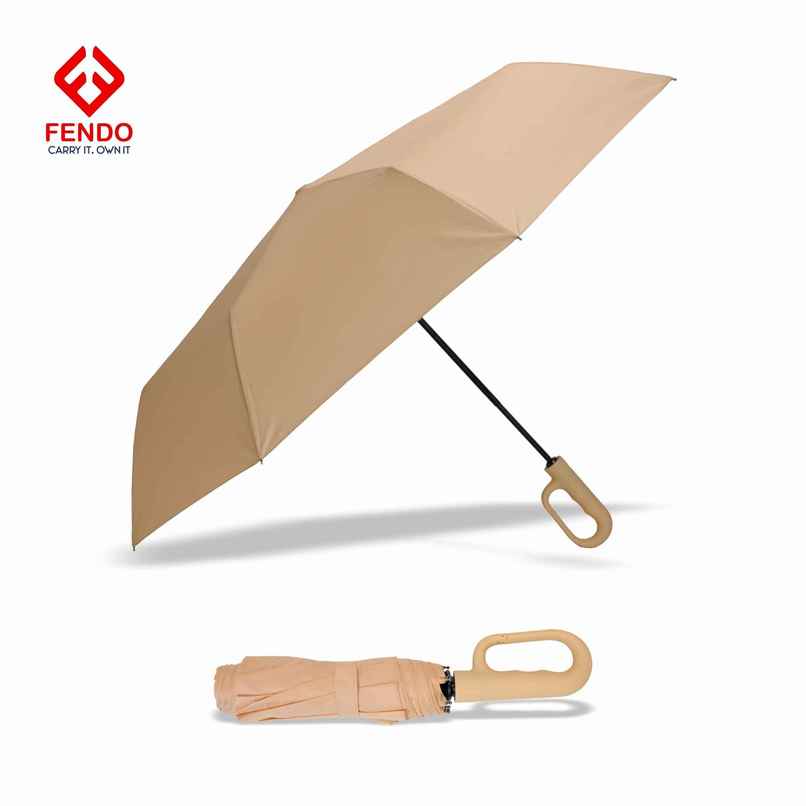Fendo Clutch Umbrella | Peach | 20 Inch | 3 Fold Fendo Clutch Umbrella | Peach | 20 Inch | 3 Fold