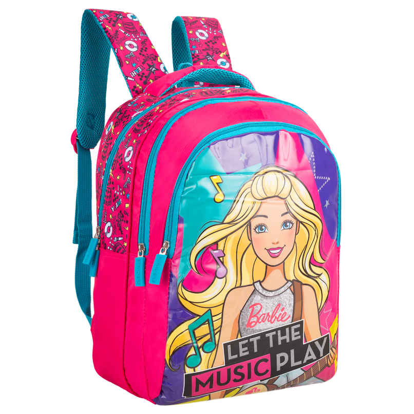 Striders Barbie School Bag for Girls Red Color 14 Inch Kids Backpack for School & Travel