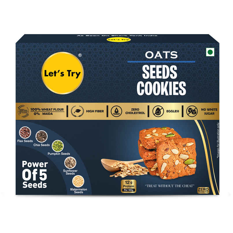 Let's Try Oats Seeds Cookies Let's Try Oats Seeds Cookies