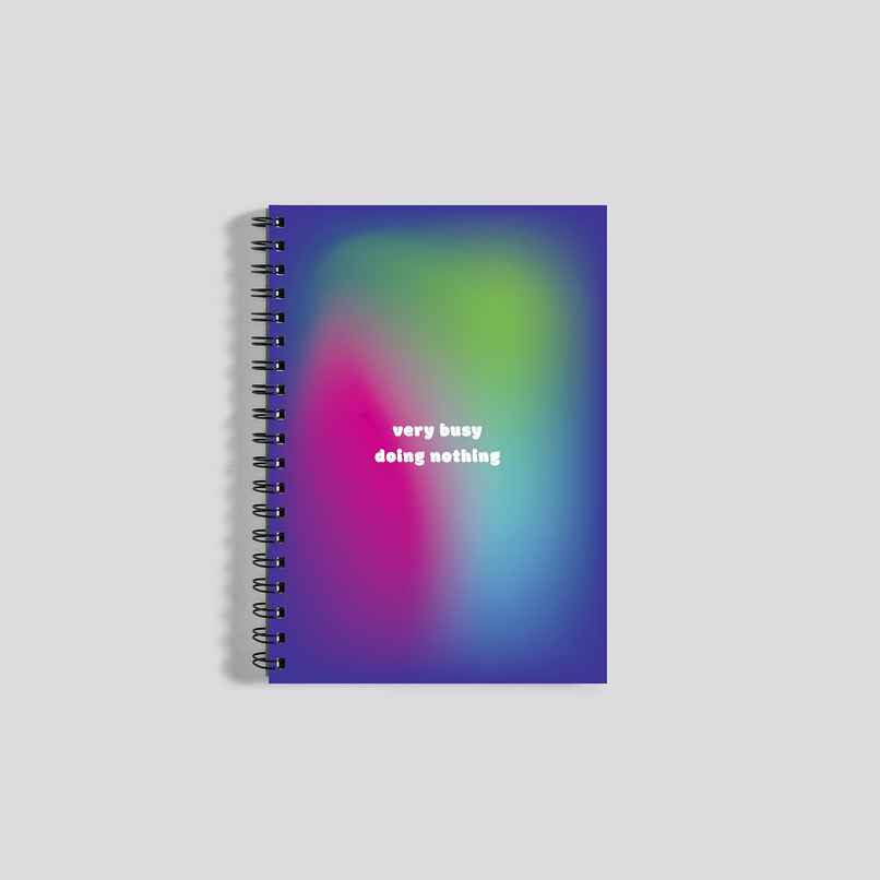Tiger Notes Blur Series Notebook | B5 Size | 250 Ruled Pages | Natural Shade | Verybusydoingnothing Tiger Notes Blur Series Notebook | B5 Size | 250 Ruled Pages | Natural Shade | Verybusydoingnothing