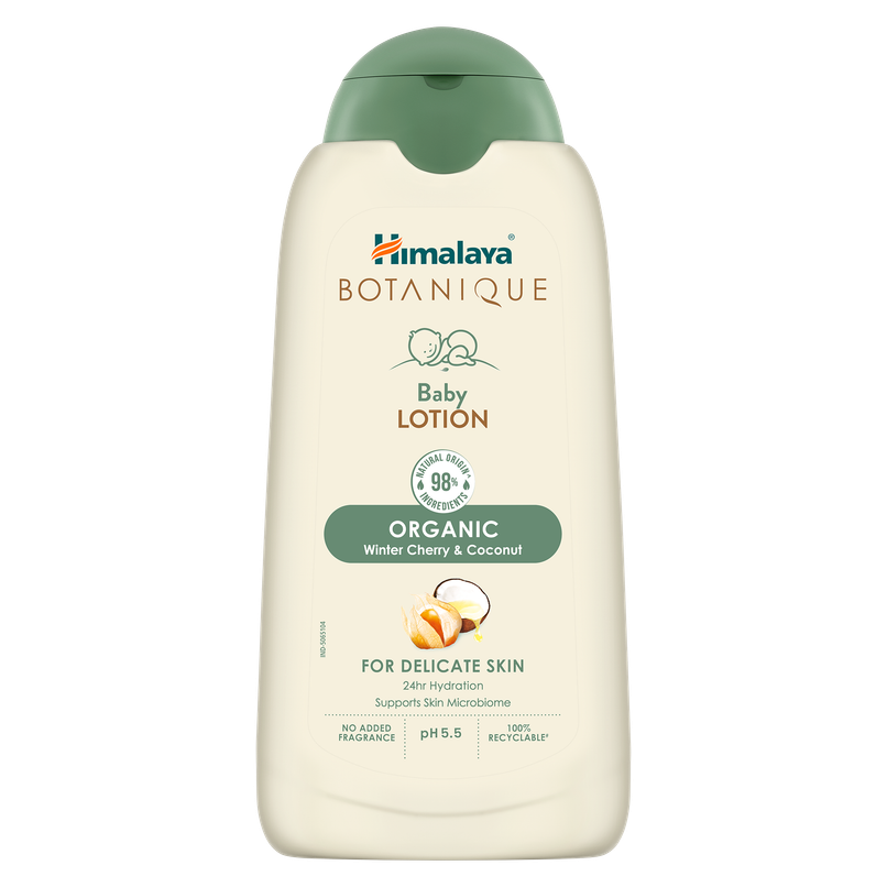 Himalaya Botanique Baby Lotion | Organic | 24 Hr Hydration | Dermatologically Tested | pH 5.5 Himalaya Botanique Baby Lotion | Organic | 24 Hr Hydration | Dermatologically Tested | pH 5.5
