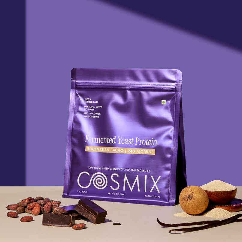 Cosmix Fermented Yeast Protein Powder | Pure Single-Source Plant Protein | Indonesian Cacao Cosmix Fermented Yeast Protein Powder | Pure Single-Source Plant Protein | Indonesian Cacao