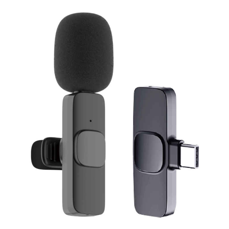 KMW 01 Wireless Microphone | Plug and Play | 20m Range | High Sensitivity | Wide Compatibility, Clear Sound | Type-C & iOS Connector Type