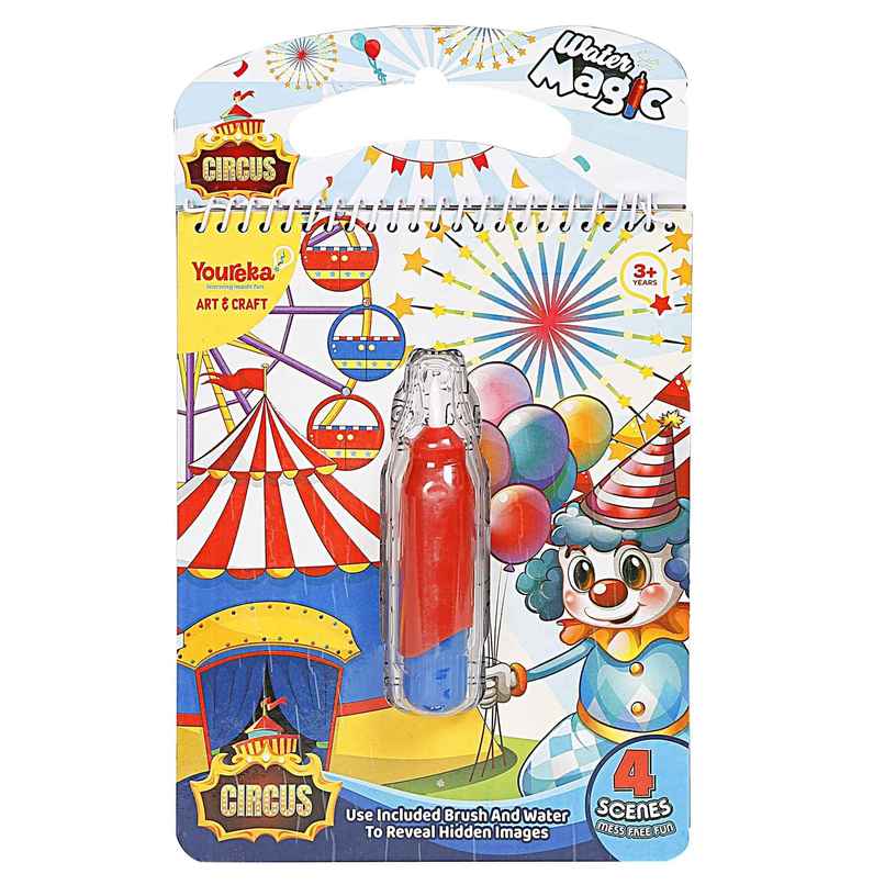 Hamleys Youreka Water Magic Marker, Art & Craft, 3Y+ Multicolour Hamleys Youreka Water Magic Marker, Art & Craft, 3Y+ Multicolour