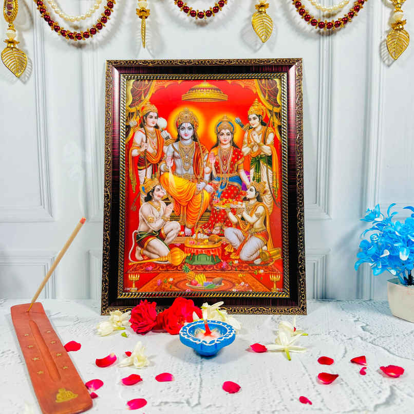 Ram Darbar Photo Frame | Assorted Design | Mangal Bhawan
