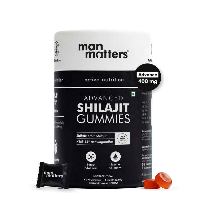 Man Matters Shilajit Gummies Advanced | Boosts Stamina & Energy levels Man Matters Shilajit Gummies Advanced | Boosts Stamina & Energy levels