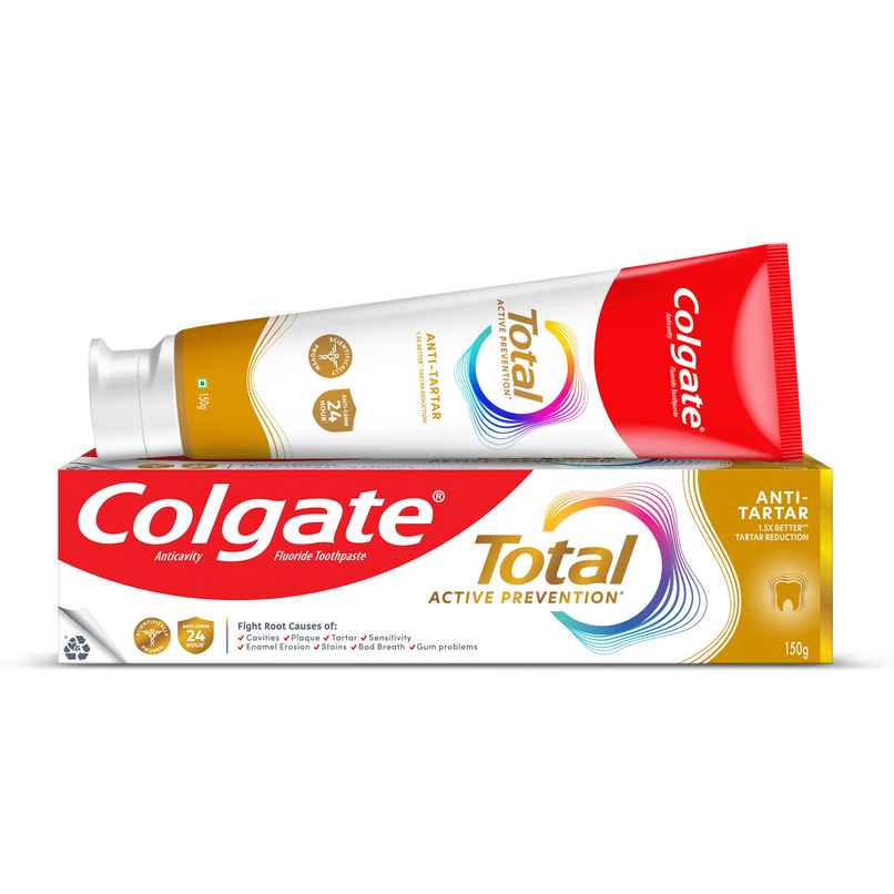 Colgate Total Anti-Tartar Toothpaste Anti-Germ Tooth Paste With 1.5X Better Tartar Reduction