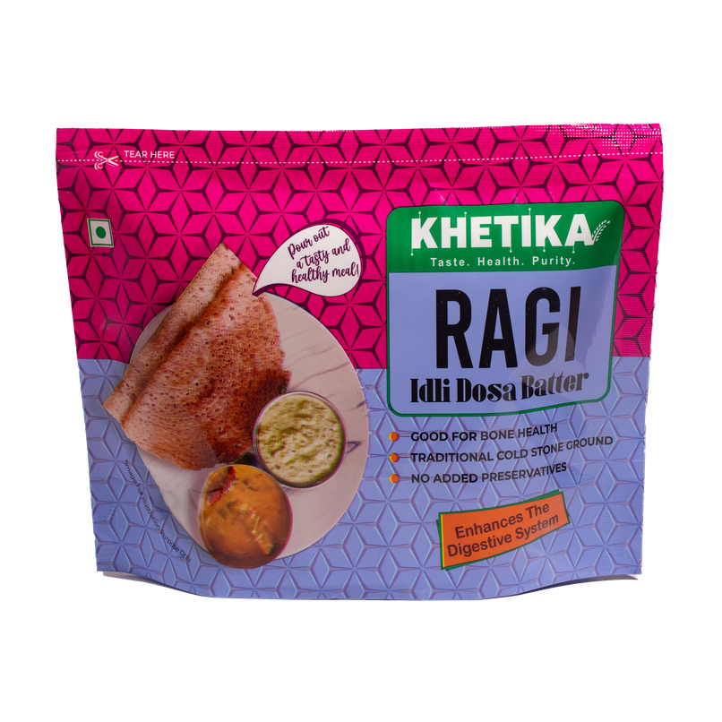 Khetika Ragi Idli Dosa Millet Batter
