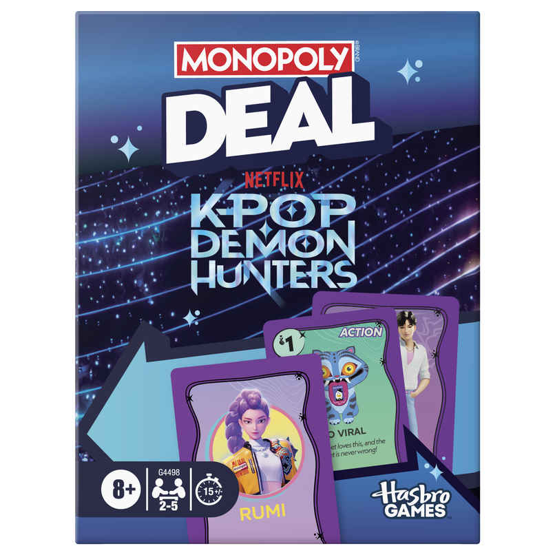 Hasbro Monopoly Deal KPop Demon Hunters Card Game Hasbro Monopoly Deal KPop Demon Hunters Card Game