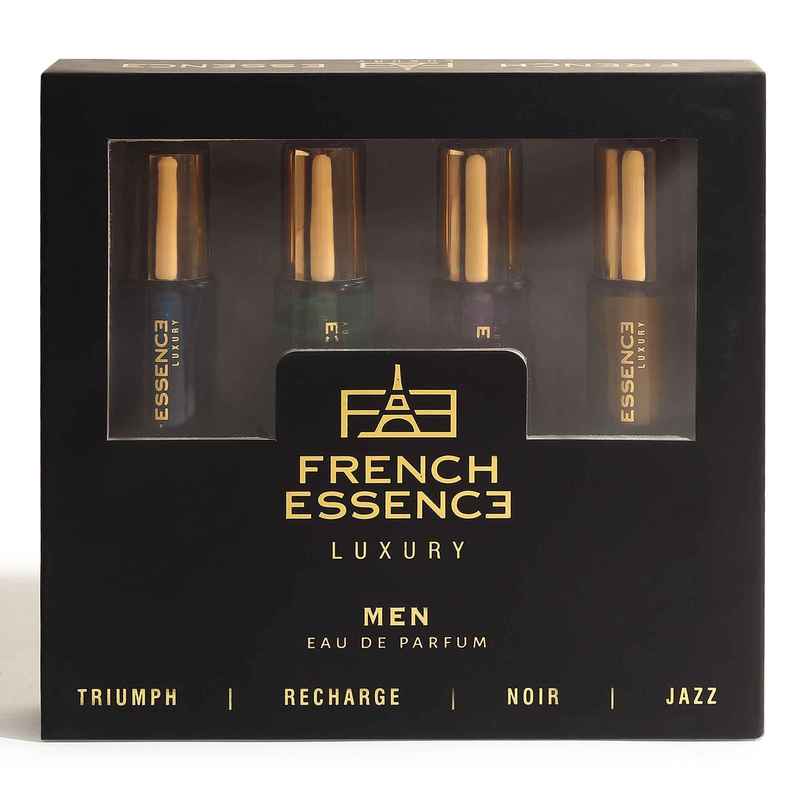 French Essence Gift Set - Eau De Parfum | Men | Pack Of 4 French Essence Gift Set - Eau De Parfum | Men | Pack Of 4