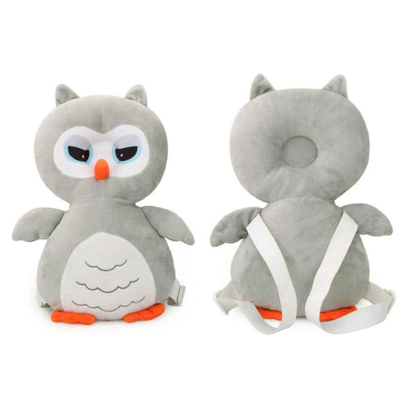 Kidology Head Protector Cushion Plush Toy with Adjustable Straps | Light Grey Kidology Head Protector Cushion Plush Toy with Adjustable Straps | Light Grey