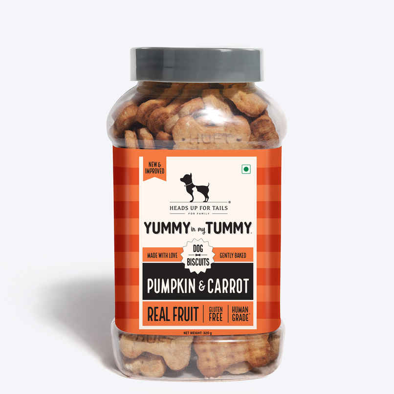 HUFT YIMT Pumpkin & Carrots Vegetarian Dog Biscuits HUFT YIMT Pumpkin & Carrots Vegetarian Dog Biscuits