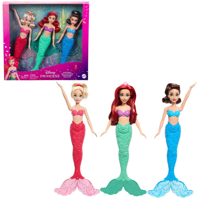 Disney Princess Ariel and Sisters Mermaid Doll
