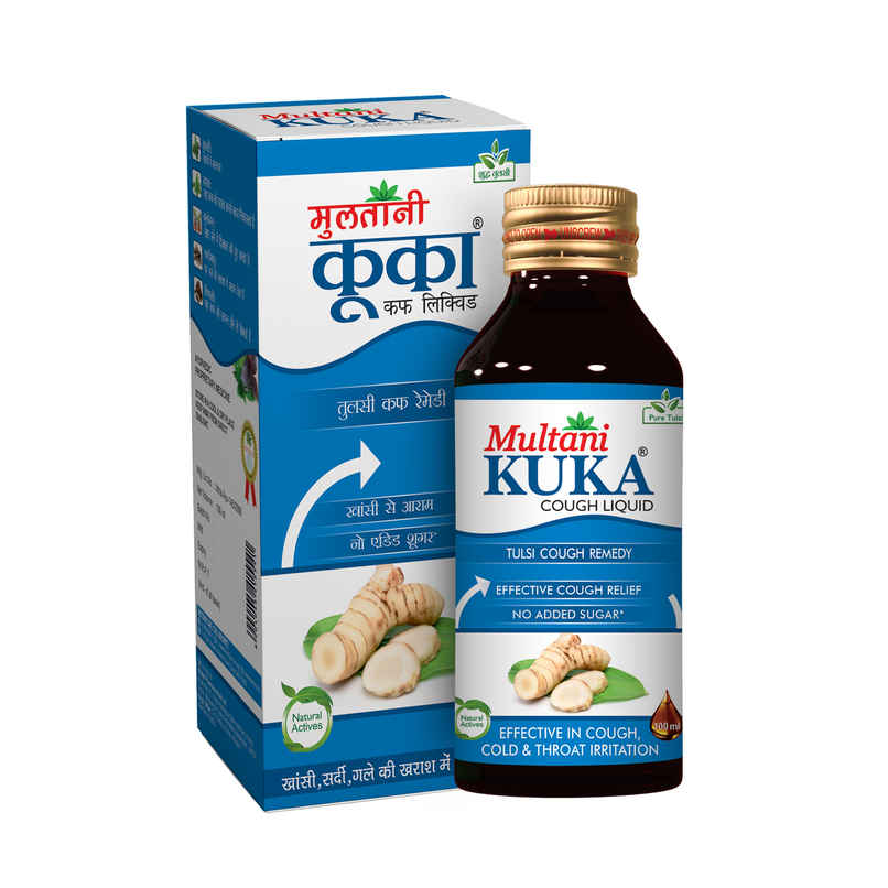 Multani Kuka Cough Liquid | Sugar Free | Safe for Diabetics | For Dry & Wet Cough