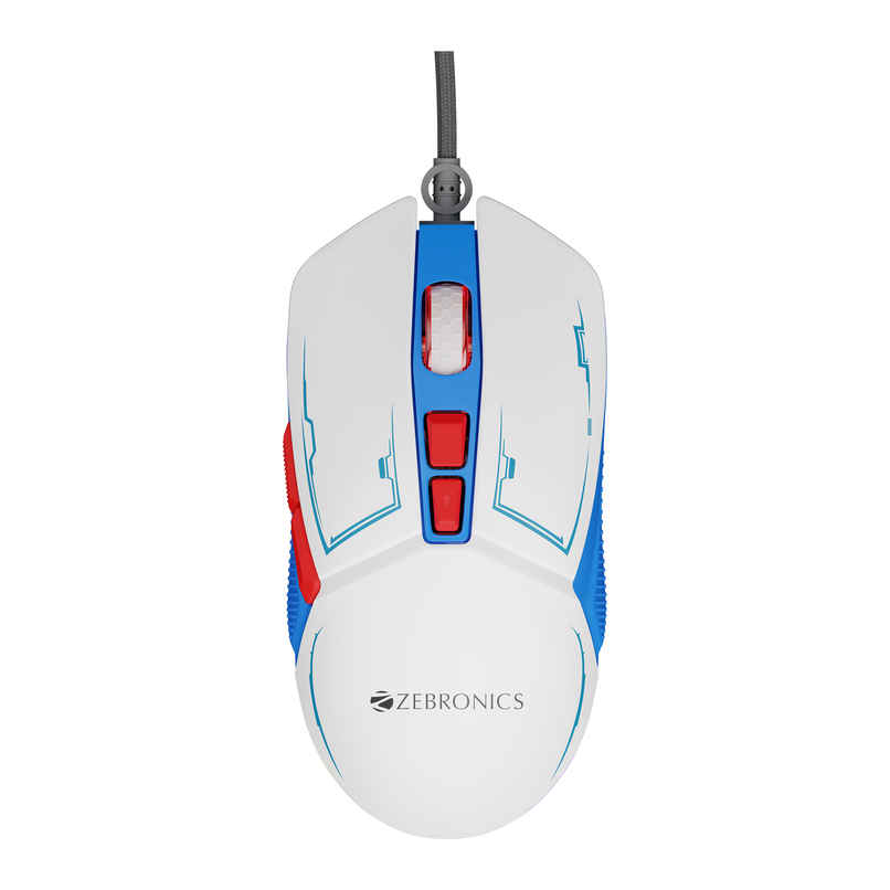 Zebronics Astro Premium Gaming Mouse With Upto Wired 7200 Dpi, 7 Buttons, Braided Cable Zebronics Astro Premium Gaming Mouse With Upto Wired 7200 Dpi, 7 Buttons, Braided Cable