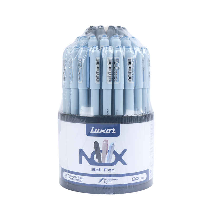 Luxor NOX Ball Pens | 0.7mm Tip | Assorted | Everyday Writing Set Luxor NOX Ball Pens | 0.7mm Tip | Assorted | Everyday Writing Set