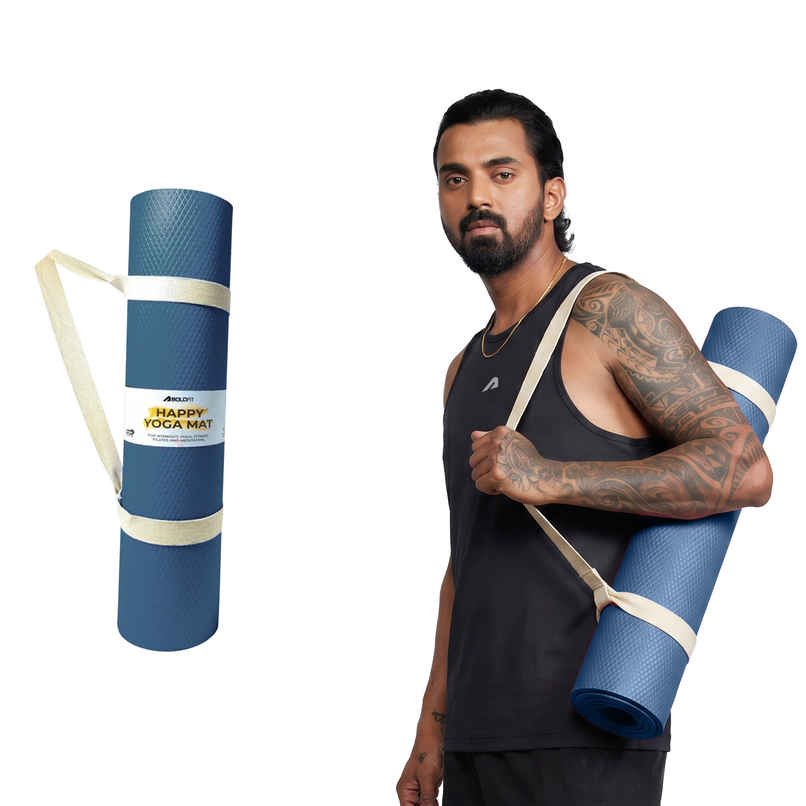 Boldfit Yoga Mat for Exercise | 4mm Thick, EVA Material | Assorted Boldfit Yoga Mat for Exercise | 4mm Thick, EVA Material | Assorted