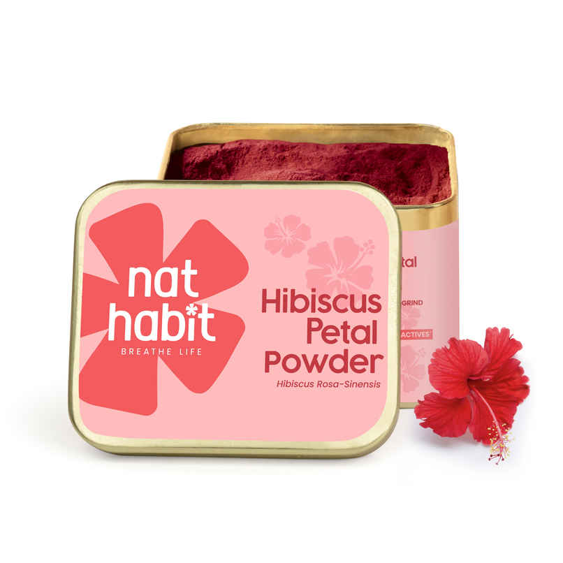 Nat Habit Natural Hibiscus Powder for Hair and Skin Care