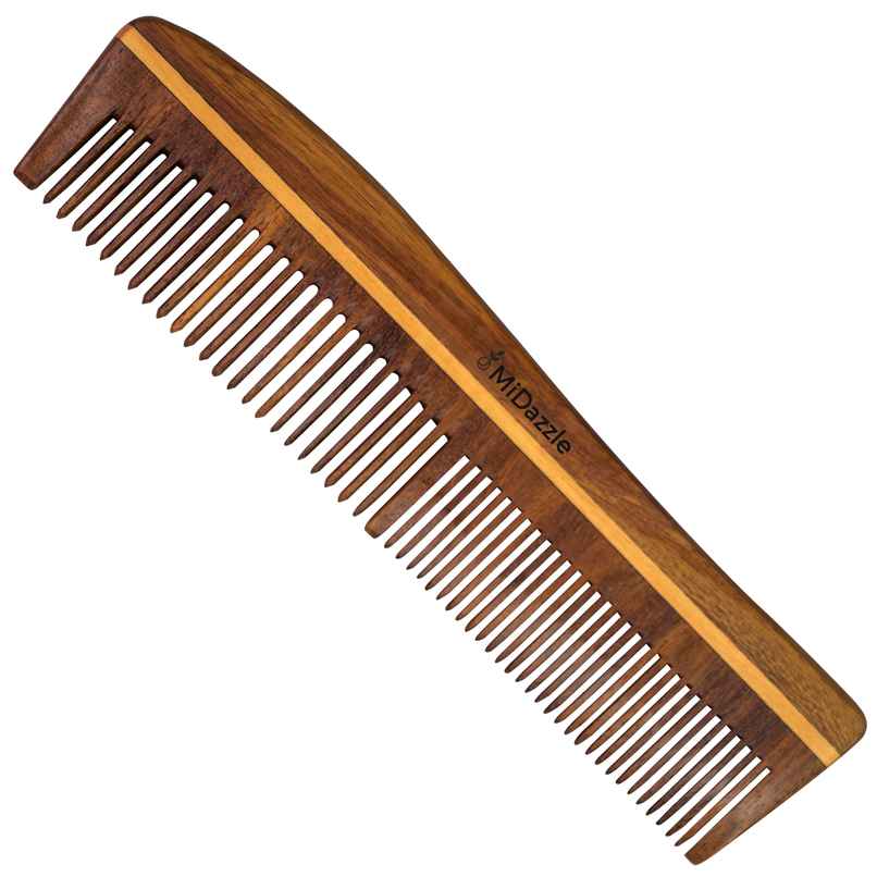 Midazzle Natural Handcrafted Sheesham Rosewood Hair Comb | MIRC2004 Midazzle Natural Handcrafted Sheesham Rosewood Hair Comb | MIRC2004