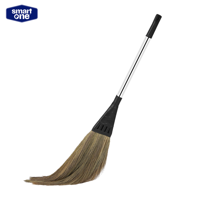 Smart One-Black- Five Fingers Handle Grass Broom, Silchar Grass, 49 Inch length, 450 gm Smart One-Black- Five Fingers Handle Grass Broom, Silchar Grass, 49 Inch length, 450 gm