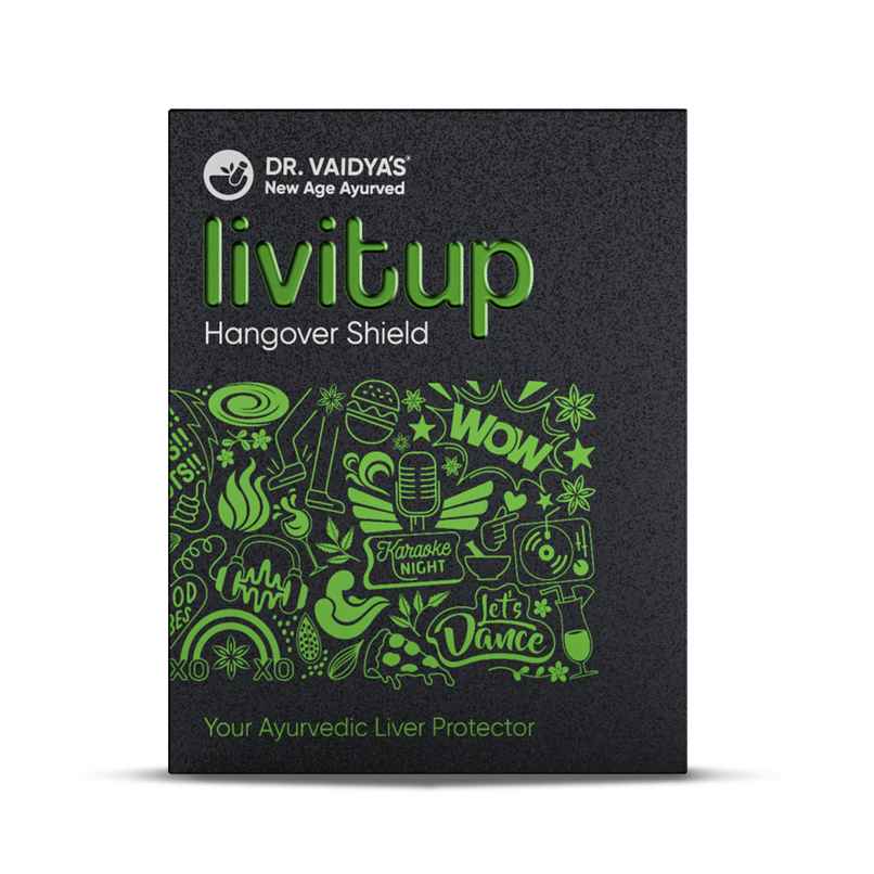 Dr. Vaidya's Livit up Capsules for Hangover Relief