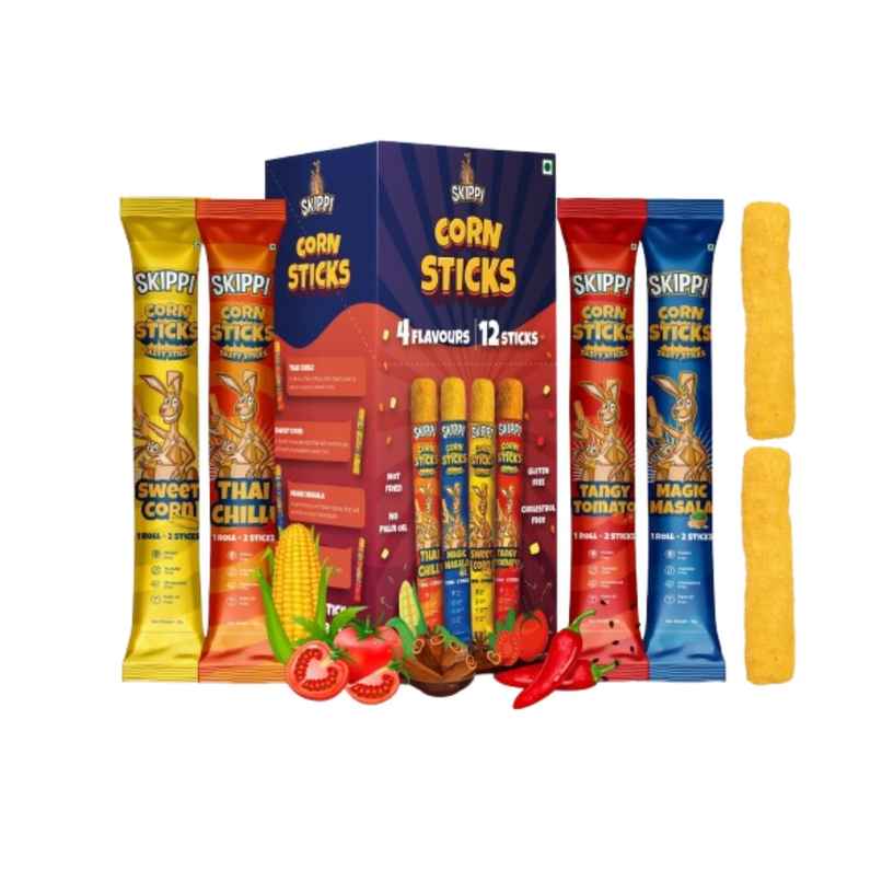 Skippi Cornsticks Snack Combo