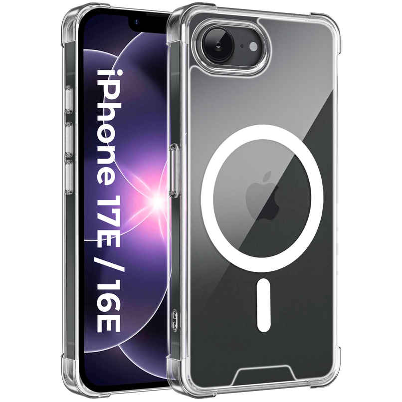 Artistque Case For iPhone 17e / iPhone 16e Back Cover | Transparent Clear Magsafe Cover Artistque Case For iPhone 17e / iPhone 16e Back Cover | Transparent Clear Magsafe Cover