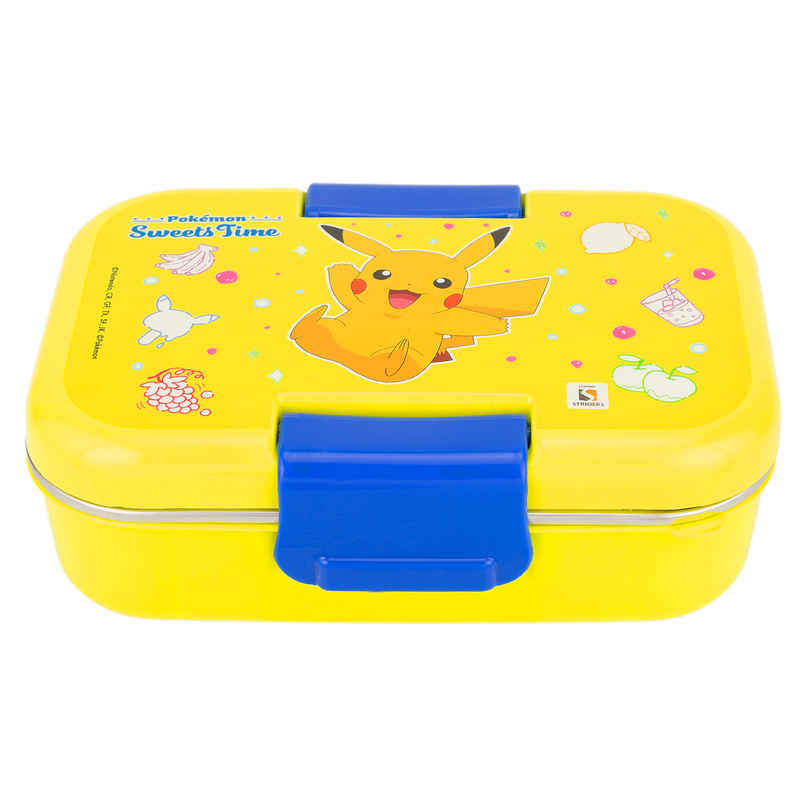 Striders Pokemon Double Compartment Lunch Box With Cutlerys Multicolor | 460 ml Striders Pokemon Double Compartment Lunch Box With Cutlerys Multicolor | 460 ml