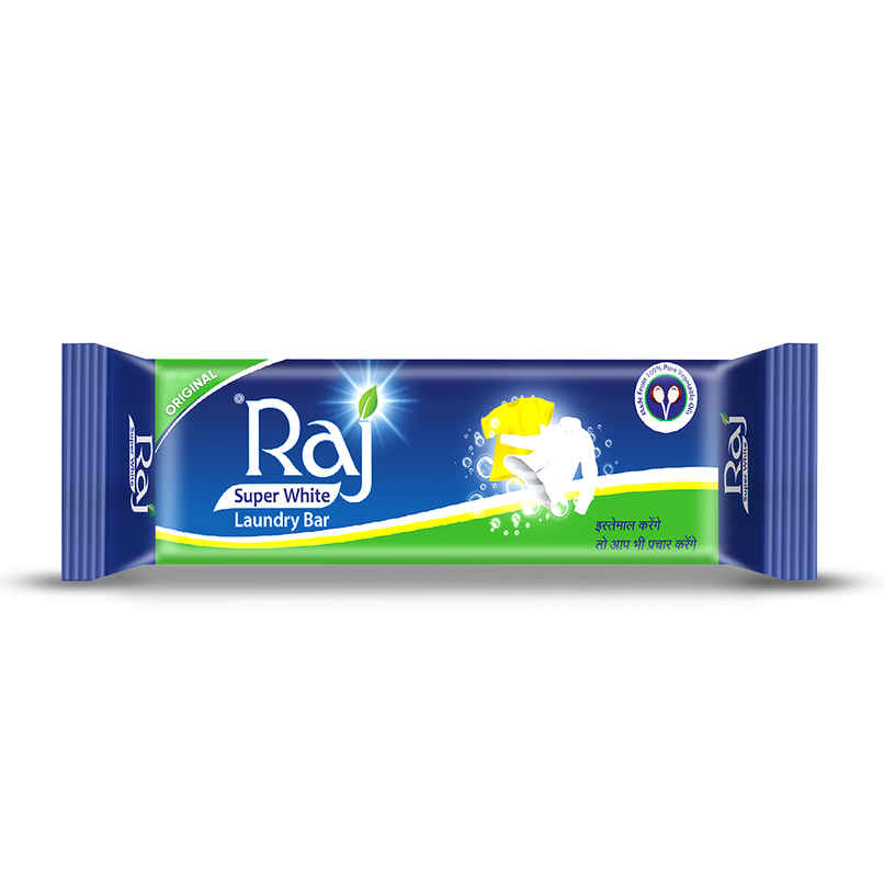 Raj Super White Laundry Bar