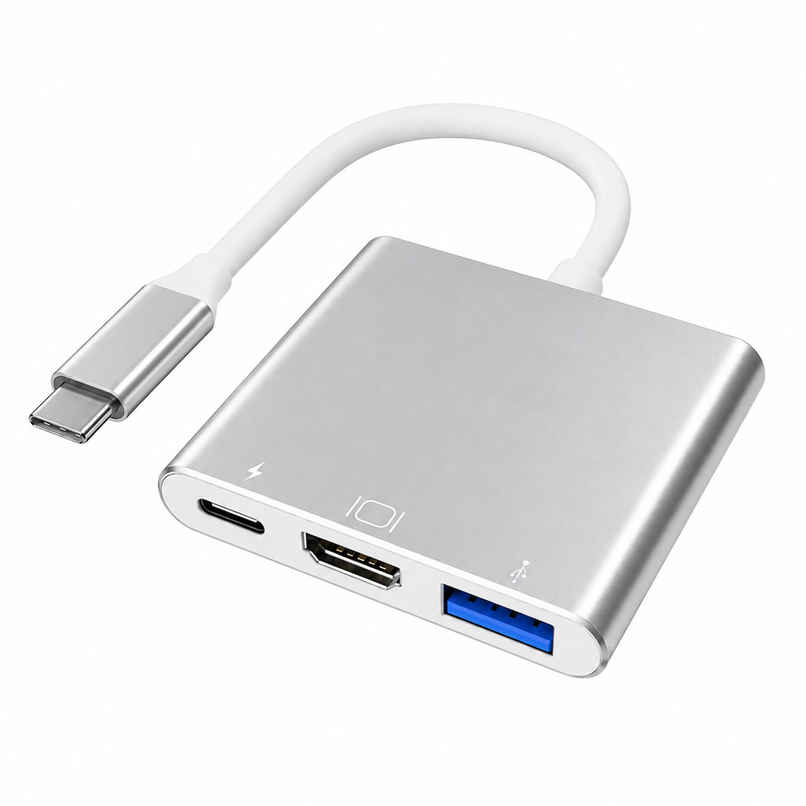 Sounce 3-in-1 USB C to HDMI Multiport USB Type C Hub with 4K HDMI | USB-A and USB C | Grey Sounce 3-in-1 USB C to HDMI Multiport USB Type C Hub with 4K HDMI | USB-A and USB C | Grey
