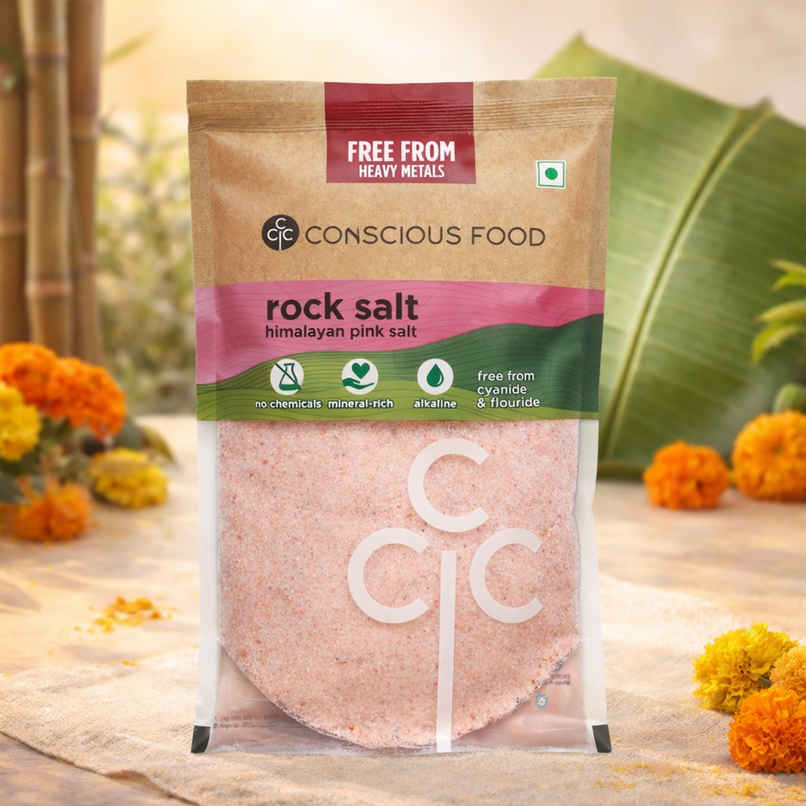 Conscious Food Rock Salt | Unprocessed | Pure And Natural
