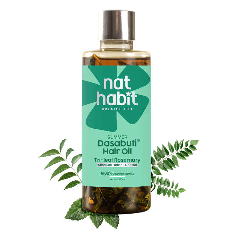Nat Habit Rosemary Hair Oil For Hairfall Control & Hair Growth