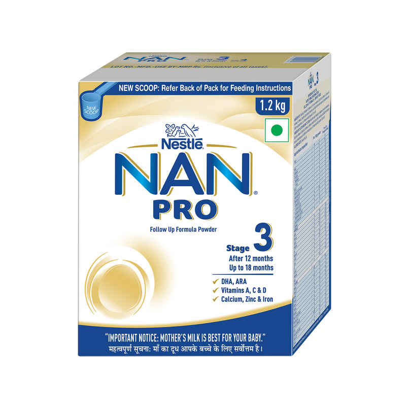 Nestle NAN PRO 3 Follow-Up Formula-Powder After 12 months, Up to 18 months