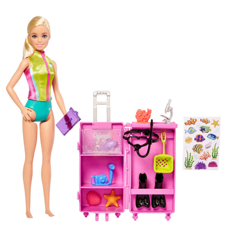Barbie Marine Biologist Doll | mobile Lab playset