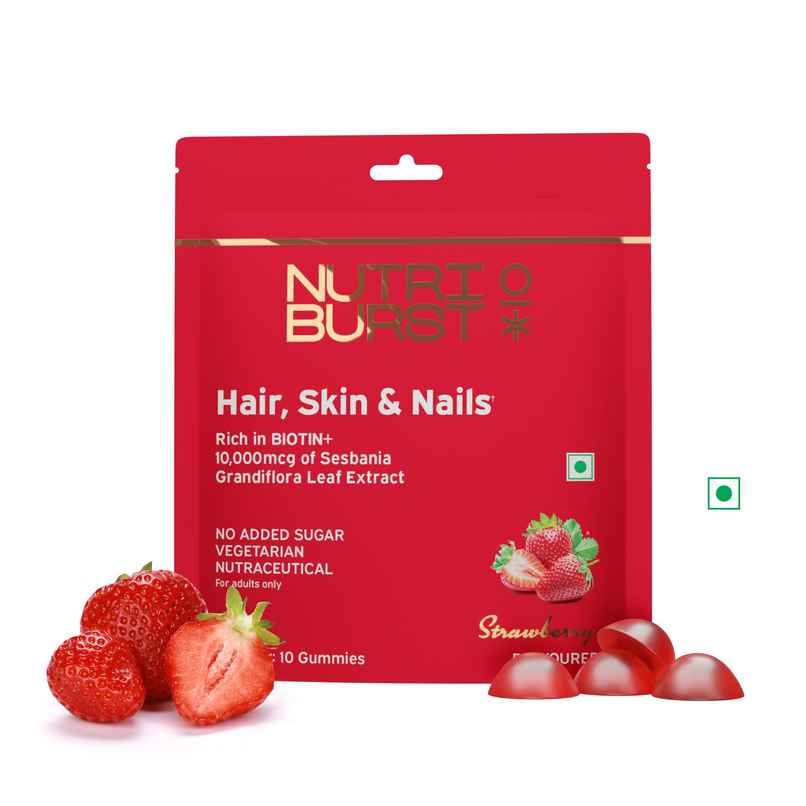 Nutriburst Biotin Gummies To Support Hair, Skin & Nail Growth