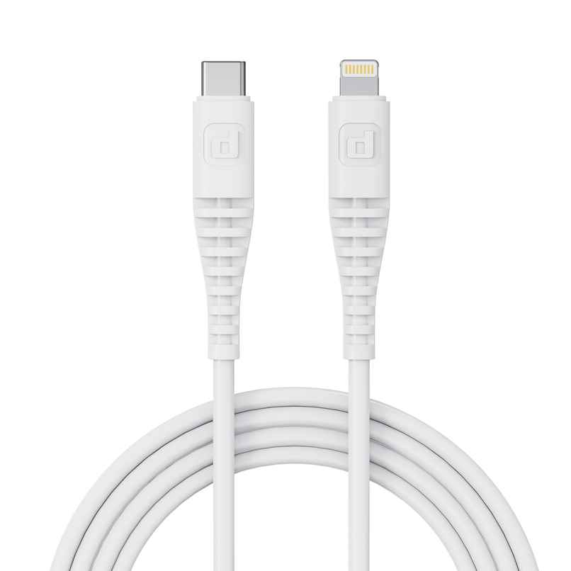 Dubstep Blaze Stellar 33W Type-C To Type-L Data Fast Charging Compatible & Data Sync Cable with Overheat Protection | 70k Insertion Tested - White