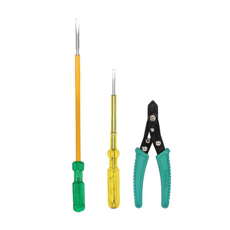Themisto Th-T20 10 Inch Round Screwdriver With Wire Stripper And Electric Tester Themisto Th-T20 10 Inch Round Screwdriver With Wire Stripper And Electric Tester