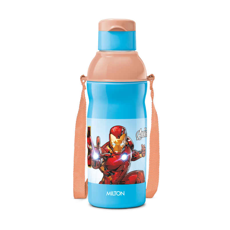 Milton Marvel Kool Elite 600 Insulated Bottle | 492 ml | Sky Blue | Iron Man Milton Marvel Kool Elite 600 Insulated Bottle | 492 ml | Sky Blue | Iron Man