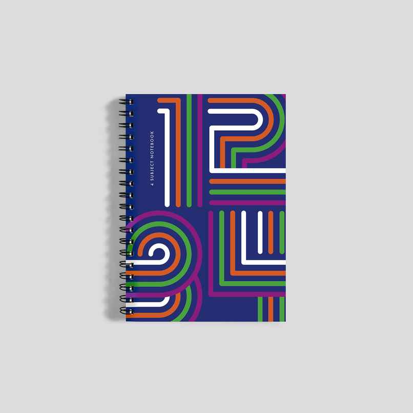 Tiger Notes 4 Subject Wiro Notebook | B5 Size | 250 Ruled Pages | 25 x 17.6 cm | Natural Shade Paper Tiger Notes 4 Subject Wiro Notebook | B5 Size | 250 Ruled Pages | 25 x 17.6 cm | Natural Shade Paper