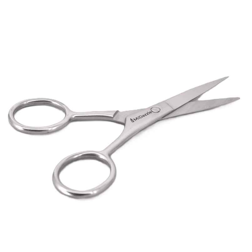Midazzle Grooming Scissor Stainless Steel, for Nose, Eyebrows, Beard and Moustache Trimming Midazzle Grooming Scissor Stainless Steel, for Nose, Eyebrows, Beard and Moustache Trimming