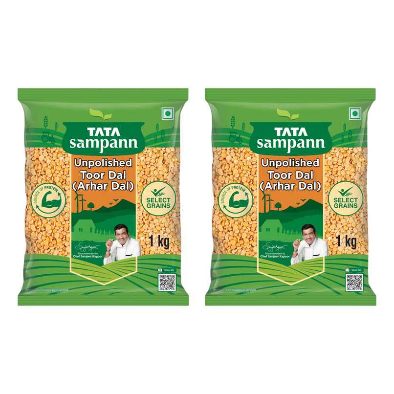 Tata Sampann Unpolished Toor Dal-Arhar Dal Combo