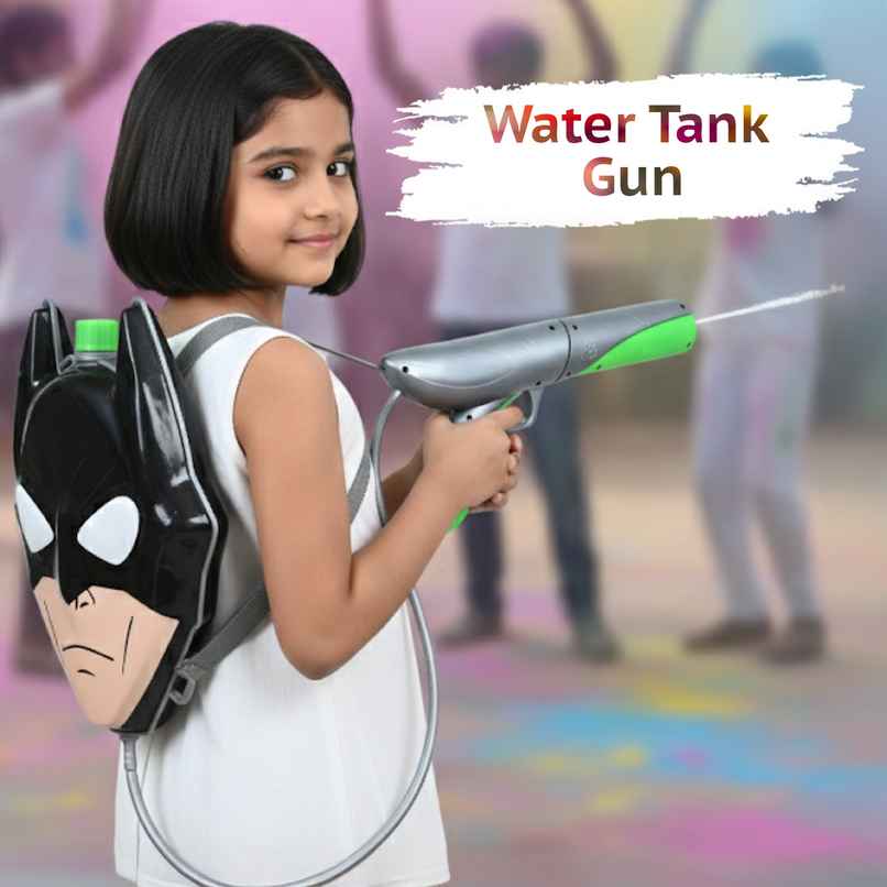 Batman Holi Water Tank Pichkari | 2.5 L | Tomuncle Batman Holi Water Tank Pichkari | 2.5 L | Tomuncle