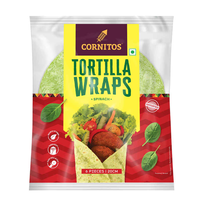 Cornitos Spinach Tortilla Wraps