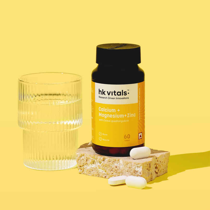 hk vitals Calcium Magnesium and Zinc 60 Tablets