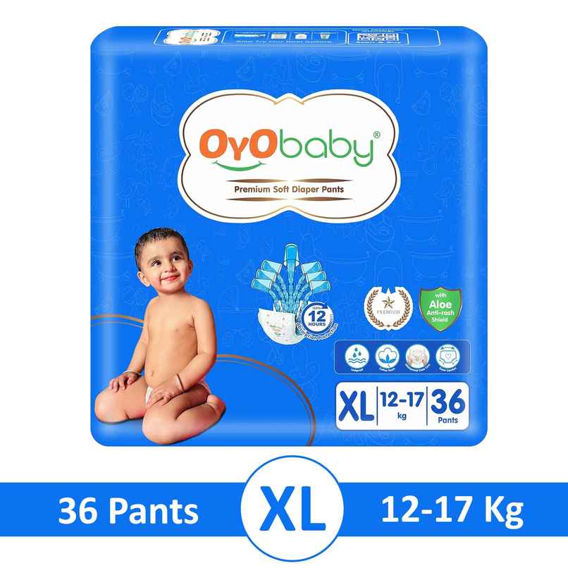 Oyo Baby Animal Print Pant Style Diaper | XL | 36 pcs
