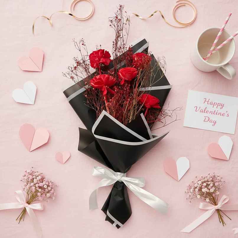 Roselle Dried Flower Bouquet | Ideal for Gifting | Farmerr Roselle Dried Flower Bouquet | Ideal for Gifting | Farmerr