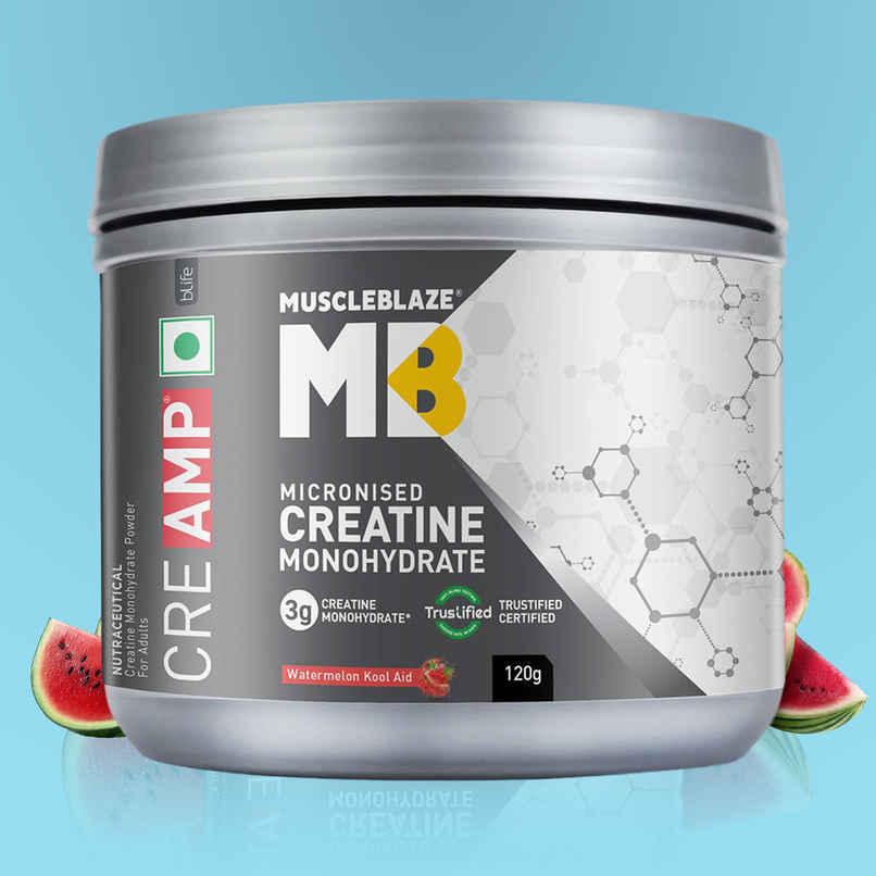 Muscleblaze Micronised Creatine Monohydrate Creamp Powder, Watermelon Kool Aid Muscleblaze Micronised Creatine Monohydrate Creamp Powder, Watermelon Kool Aid