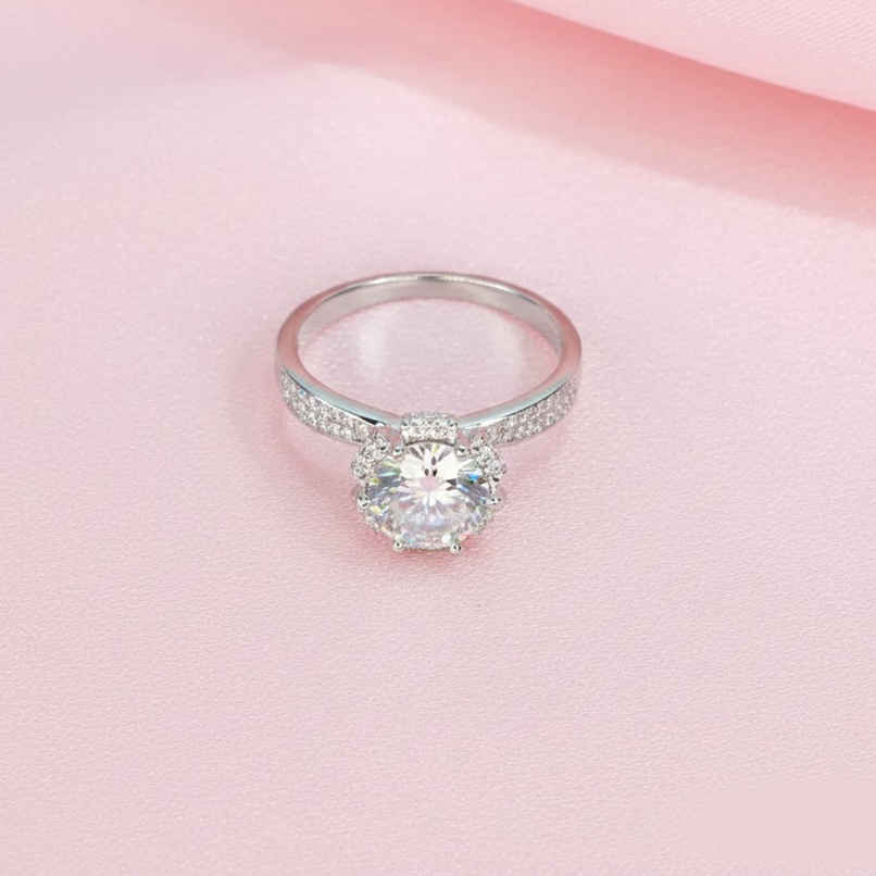 Estailo Fashion Women's Jewellery Rings Silver OS | R0000345