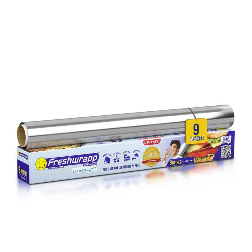 Hindalco Fresh wrapp Aluminium Foil - 9 meter