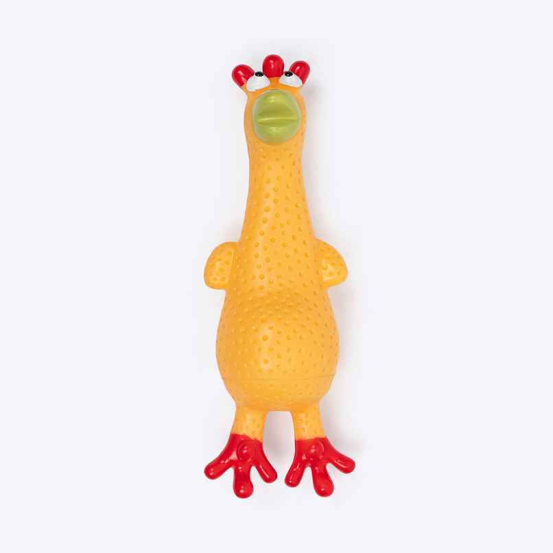 TLC Henny Penny Squeaky Chew Toy for Dogs Yellow TLC Henny Penny Squeaky Chew Toy for Dogs Yellow